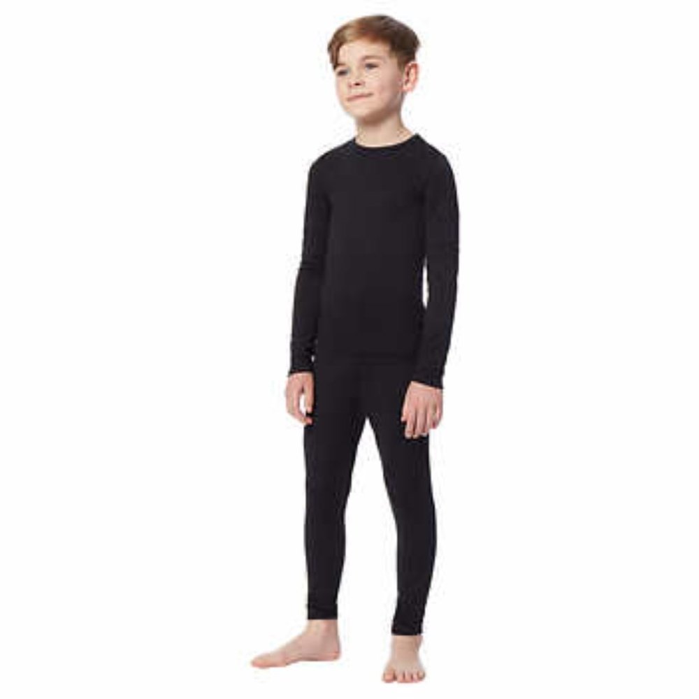 32 Degrees Heat Kids' crew neck long-sleeved shirt